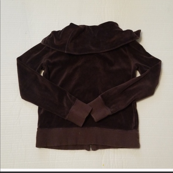 Michael Kors velvet jacket brown velour stretch - Picture 7 of 8